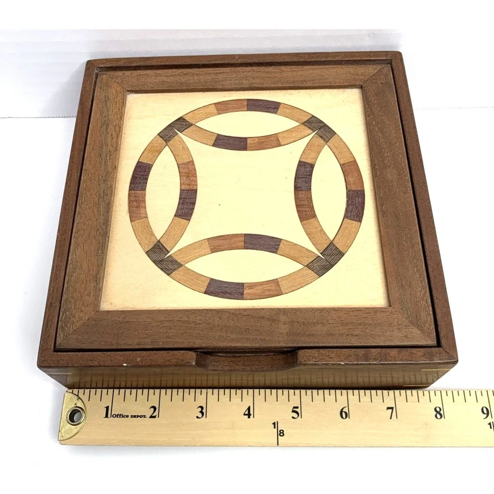Wood Box Signed  By JG White 2006 Exquisite Vintage 2006